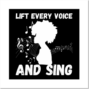 Lift Every Voice and Sing - Juneteenth Posters and Art